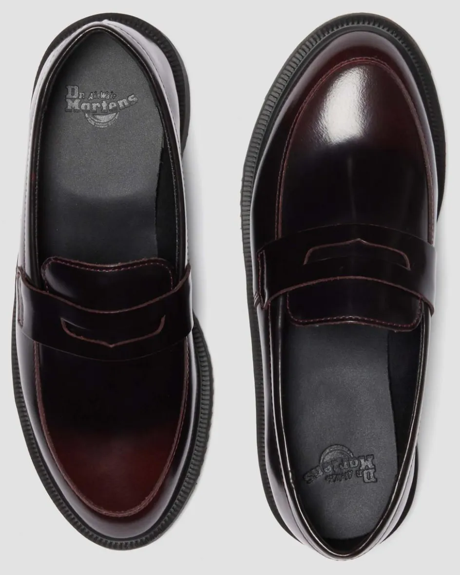 Dr. Martens Shoes|New And Featured*Temara Arcadia Leather Loafers in Cherry Red Arcadia Cherry Red Arcadia — Arcadia