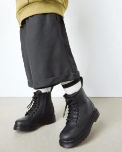 Dr. Martens Toddler & 2-4 Years*Toddler 1460 Faux Fur Lined Boots in Black Black — Republic Waterproof