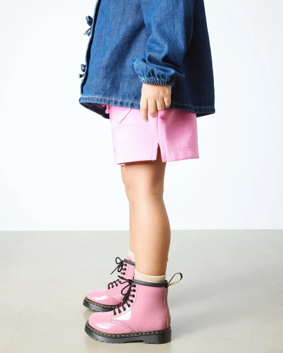 Dr. Martens New And Featured|Toddler & 2-4 Years*Toddler 1460 Patent Lamper Leather Boots in Dms Pink DMS PINK — Patent Lamper