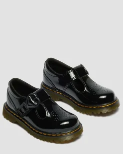 Dr. Martens New And Featured|Toddler & 2-4 Years*Toddler Polly II Heart Patent Leather Shoes Patent Lamper