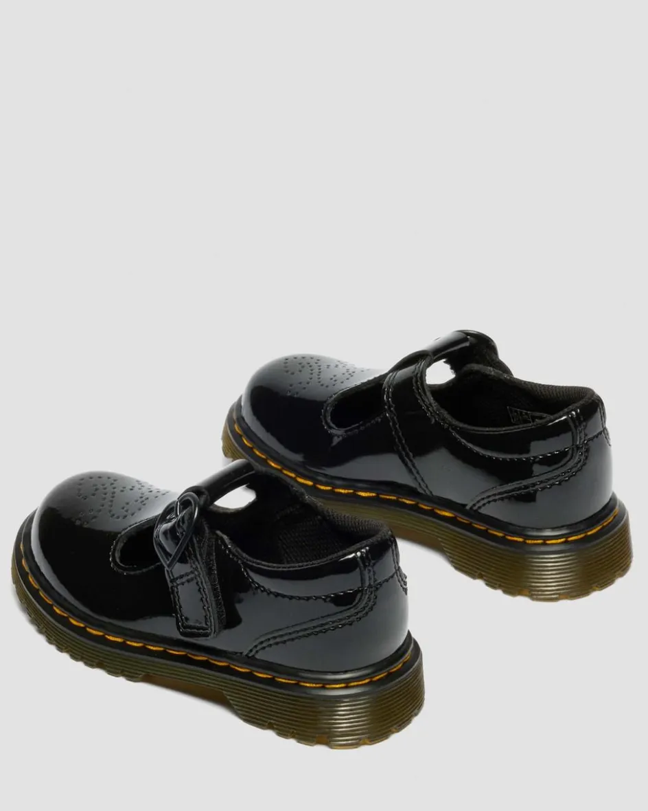 Dr. Martens New And Featured|Toddler & 2-4 Years*Toddler Polly II Heart Patent Leather Shoes Patent Lamper