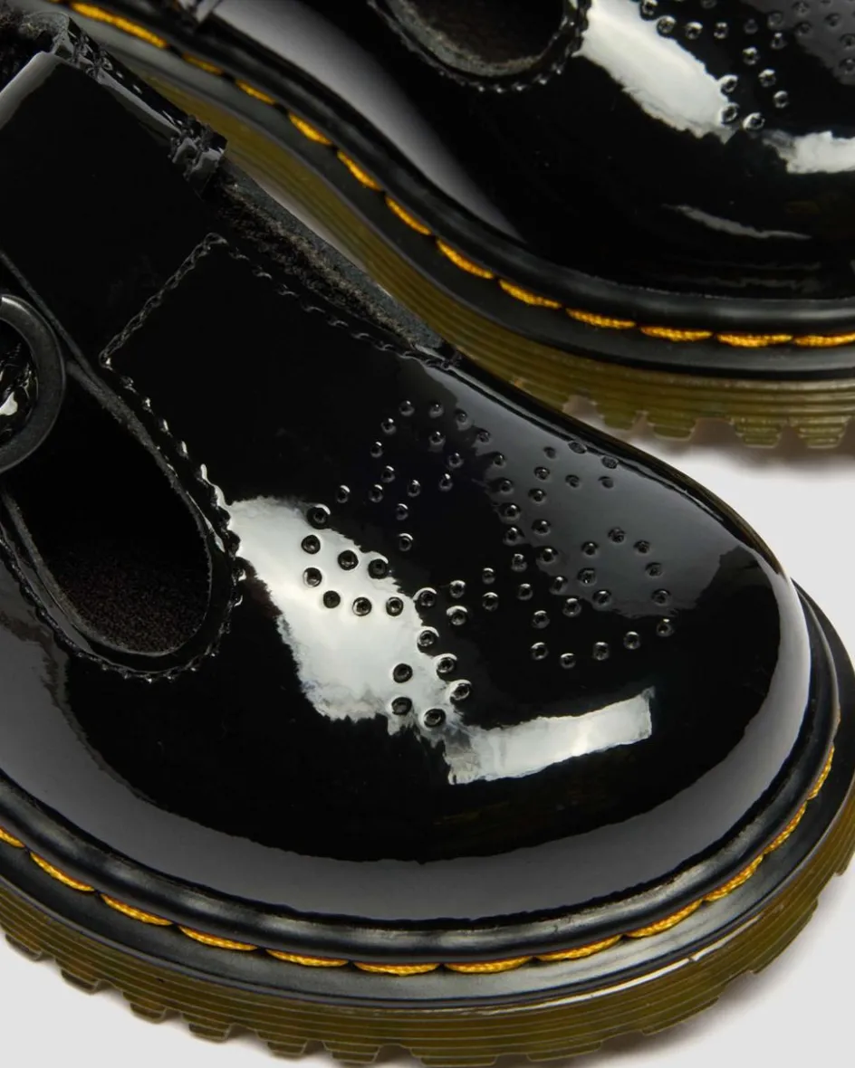 Dr. Martens New And Featured|Toddler & 2-4 Years*Toddler Polly II Heart Patent Leather Shoes Patent Lamper