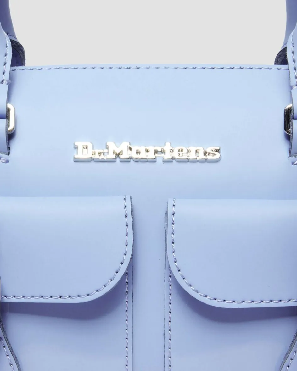 Dr. Martens New And Featured|Accessories*Top Handle Kiev & Patent Leather Bag in Cornflower Blue CORNFLOWER BLUE — Kiev+Patent Lamper