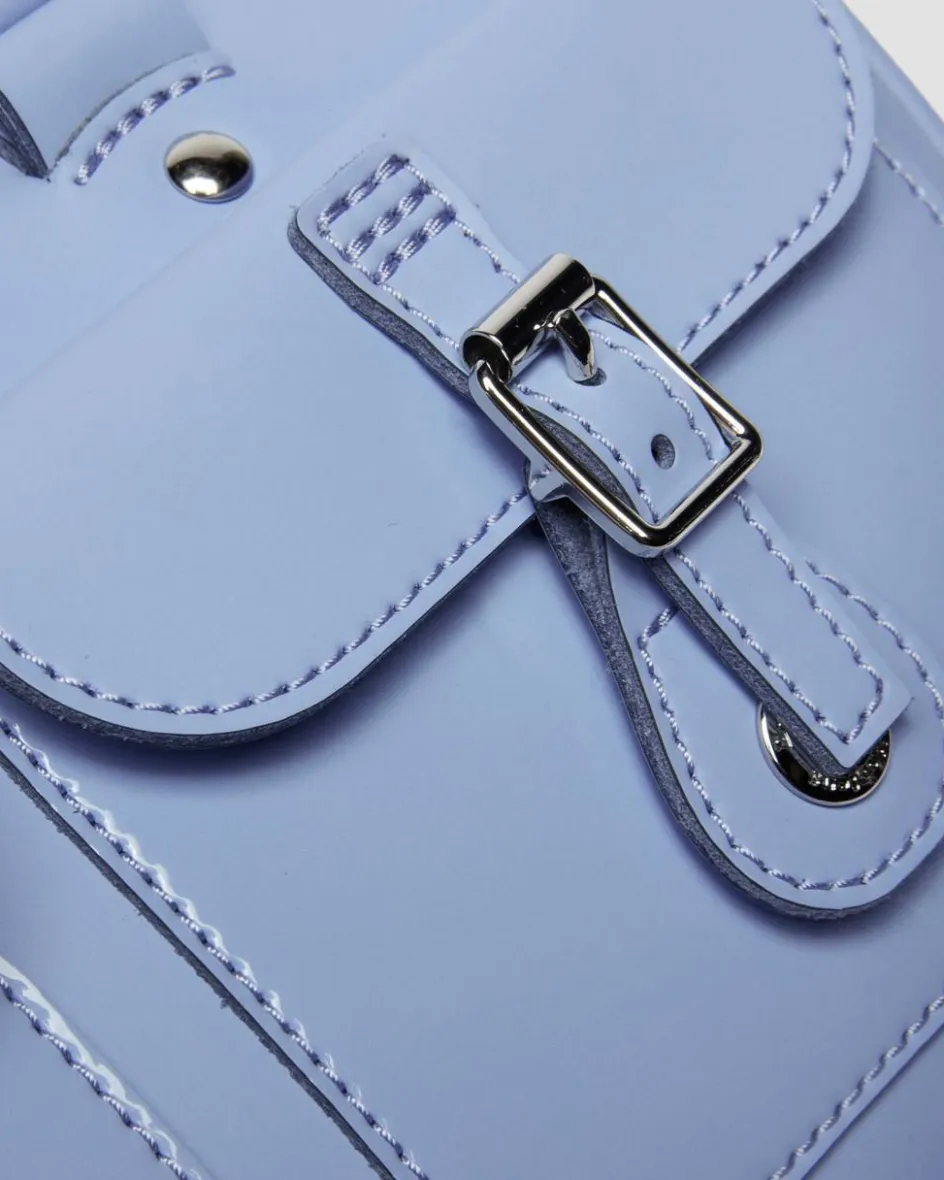 Dr. Martens New And Featured|Accessories*Top Handle Kiev & Patent Leather Bag in Cornflower Blue CORNFLOWER BLUE — Kiev+Patent Lamper