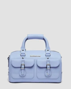 Dr. Martens New And Featured|Accessories*Top Handle Kiev & Patent Leather Bag in Cornflower Blue CORNFLOWER BLUE — Kiev+Patent Lamper
