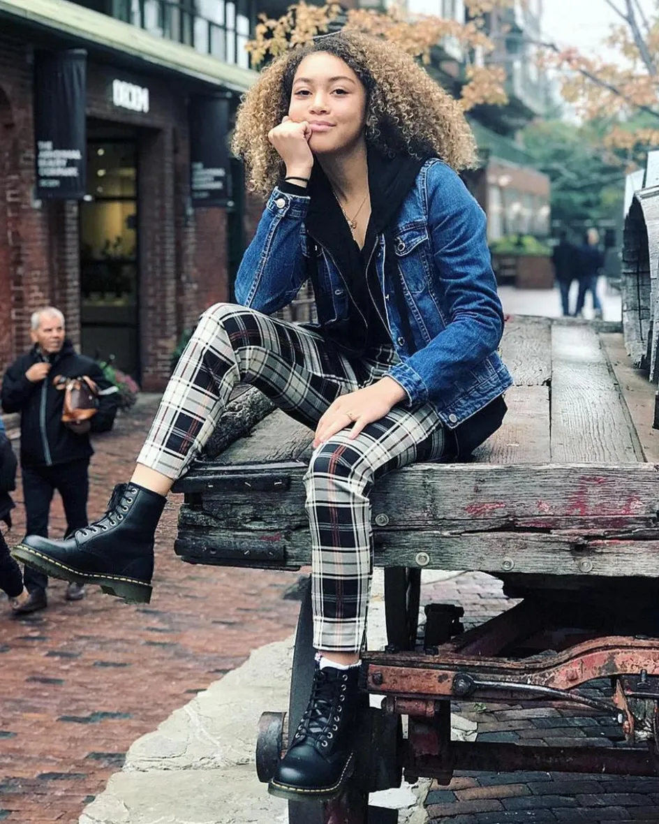 Dr. Martens Originals|New And Featured*Vegan 1460 Felix Lace Up Boots in Black Black — Felix Rub Off