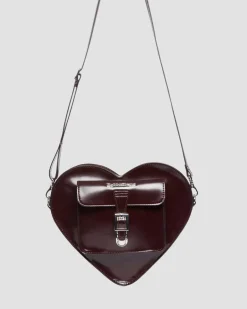 Dr. Martens Accessories|Accessories*Vegan Heart Shaped Backpack in Cherry Red Arcadia Cherry Red Arcadia — Oxford Rub Off