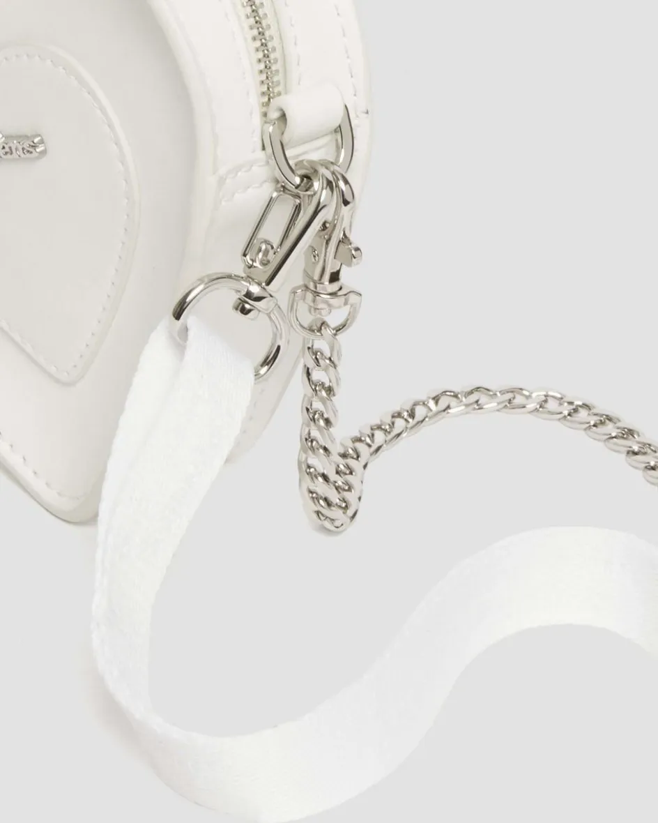 Dr. Martens Last Chance Styles|Last Chance Styles*Vegan Mini Heart Shaped Bag in White White — Kemble Pu