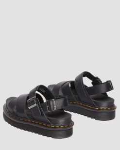 Dr. Martens Mother'S Day Gifts|Spring Sandals*Voss II Athena Leather Strap Sandals in Black BLACK — Athena