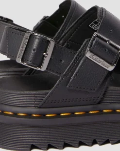 Dr. Martens Mother'S Day Gifts|Spring Sandals*Voss II Athena Leather Strap Sandals in Black BLACK — Athena