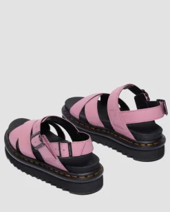 Dr. Martens Sandals|New And Featured*Voss II Athena Leather Strap Sandals in Dusty Rose DUSTY ROSE — Athena