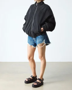 Dr. Martens Sandals|Spring Sandals*Voss II Distressed Patent Leather Sandals in Black Black — Distressed Patent