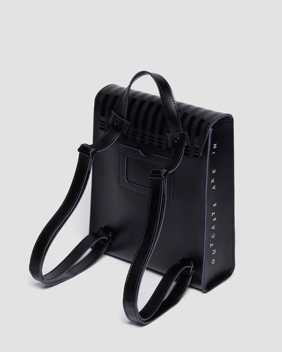 Dr. Martens Collaborations|Collaborations*WEDNESDAY LEATHER MINI BACKPACK in Black Black — Smooth+Kiev