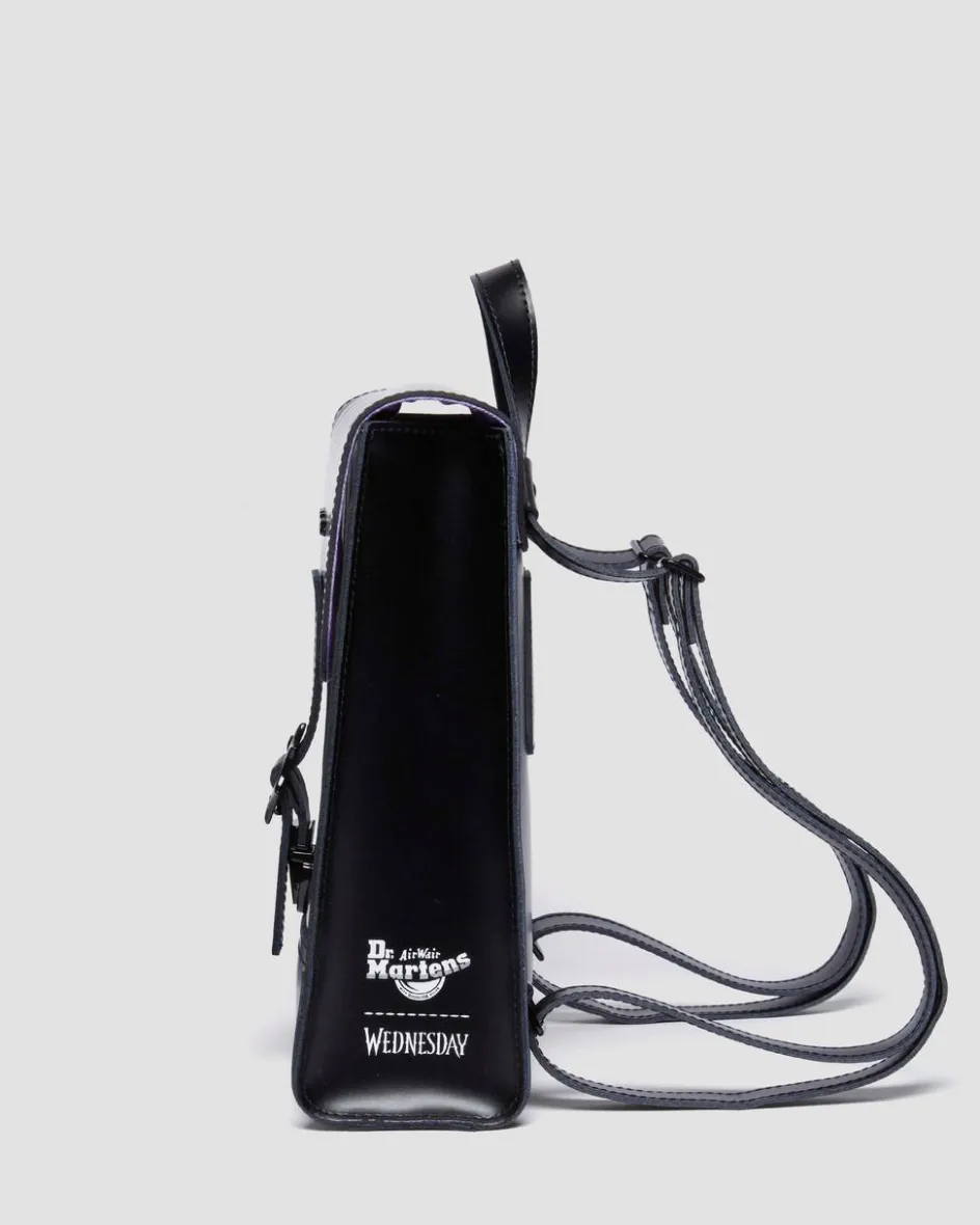 Dr. Martens Collaborations|Collaborations*WEDNESDAY LEATHER MINI BACKPACK in Black Black — Smooth+Kiev