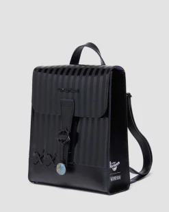 Dr. Martens Collaborations|Collaborations*WEDNESDAY LEATHER MINI BACKPACK in Black Black — Smooth+Kiev