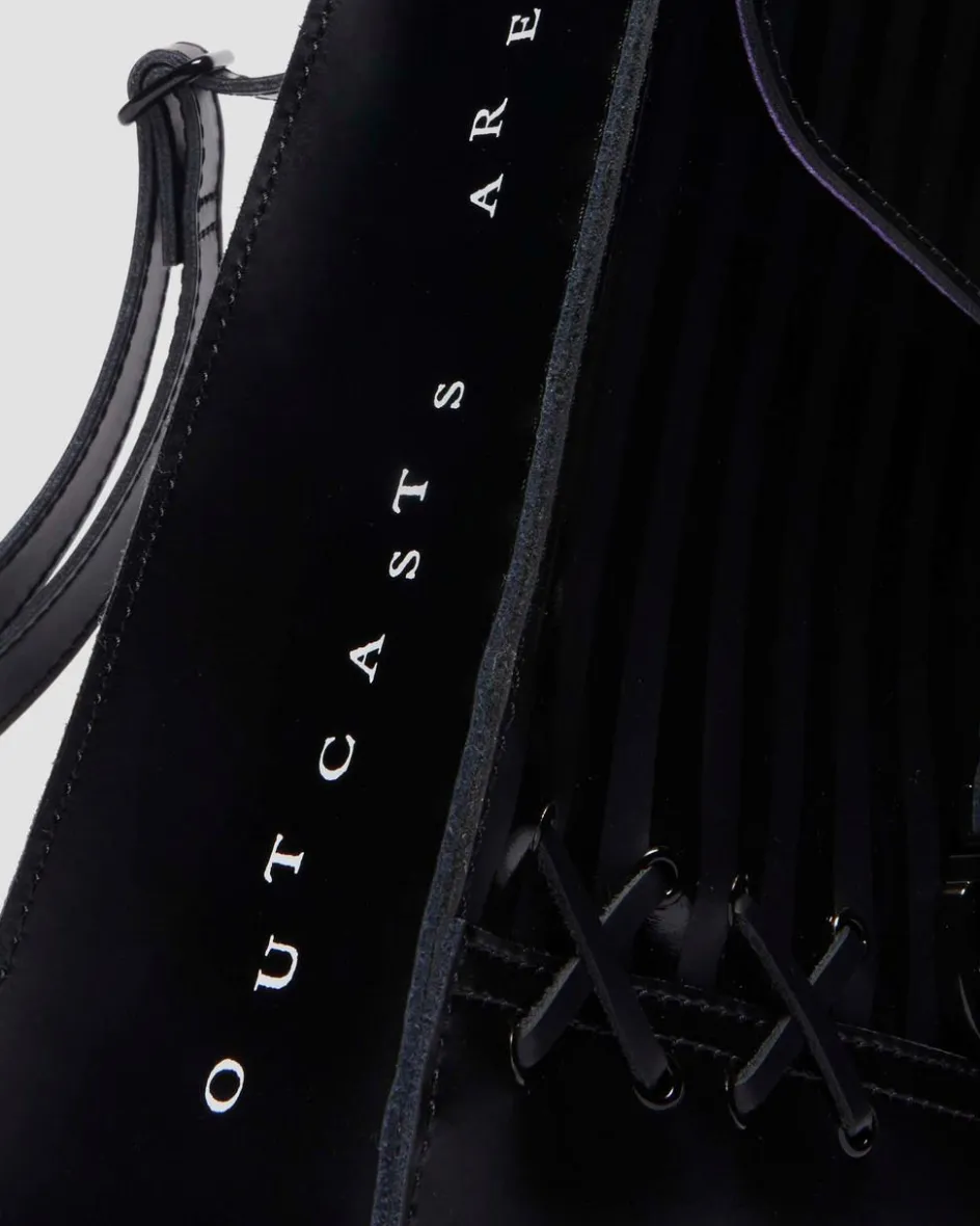 Dr. Martens Collaborations|Collaborations*WEDNESDAY LEATHER MINI BACKPACK in Black Black — Smooth+Kiev