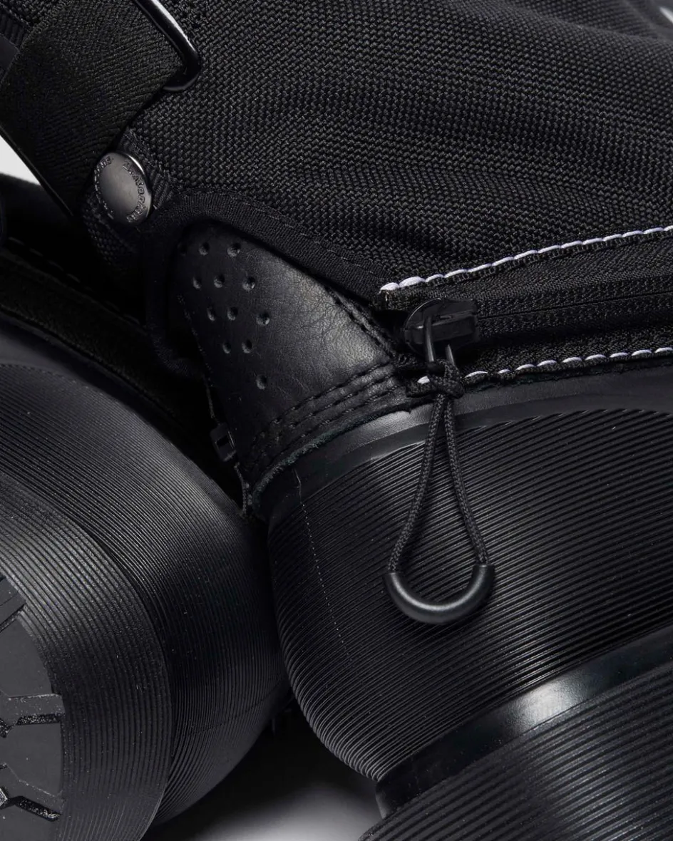 Dr. Martens Winter Boots|Last Chance Styles*14xx Removable Gaiters Sub Boots in Black Black+White