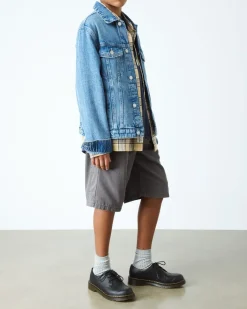 Dr. Martens Youth & 8-14 Years*Youth 1461 Softy T Leather Shoes in Black Black — Softy T