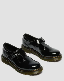 Dr. Martens Youth & 8-14 Years|New And Featured*Youth Polly II Heart Patent Leather Shoes Patent Lamper