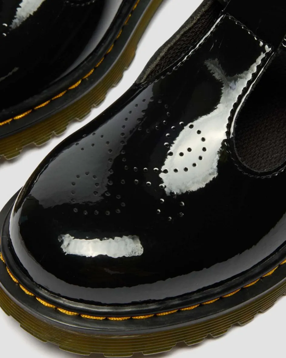 Dr. Martens Youth & 8-14 Years|New And Featured*Youth Polly II Heart Patent Leather Shoes Patent Lamper