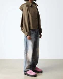 Dr. Martens Mules|Shoes*Zebzag Anywair Suede Platform Mules in Dusty Rose Dusty Rose — E.H.Suede