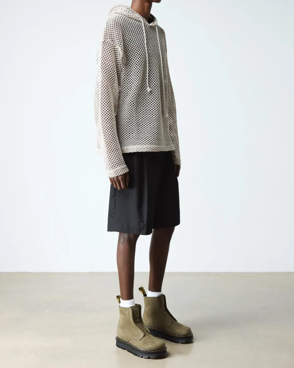Dr. Martens New And Featured|Boots*Zebzag Laceless Nubuck Boots in Dms Olive DMs Olive — Tumbled Nubuck