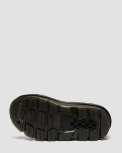 Dr. Martens New And Featured|Sandals*Zebzag Nubuck Platform Sandals in Sepia Brown Sepia Brown — Tumbled Nubuck