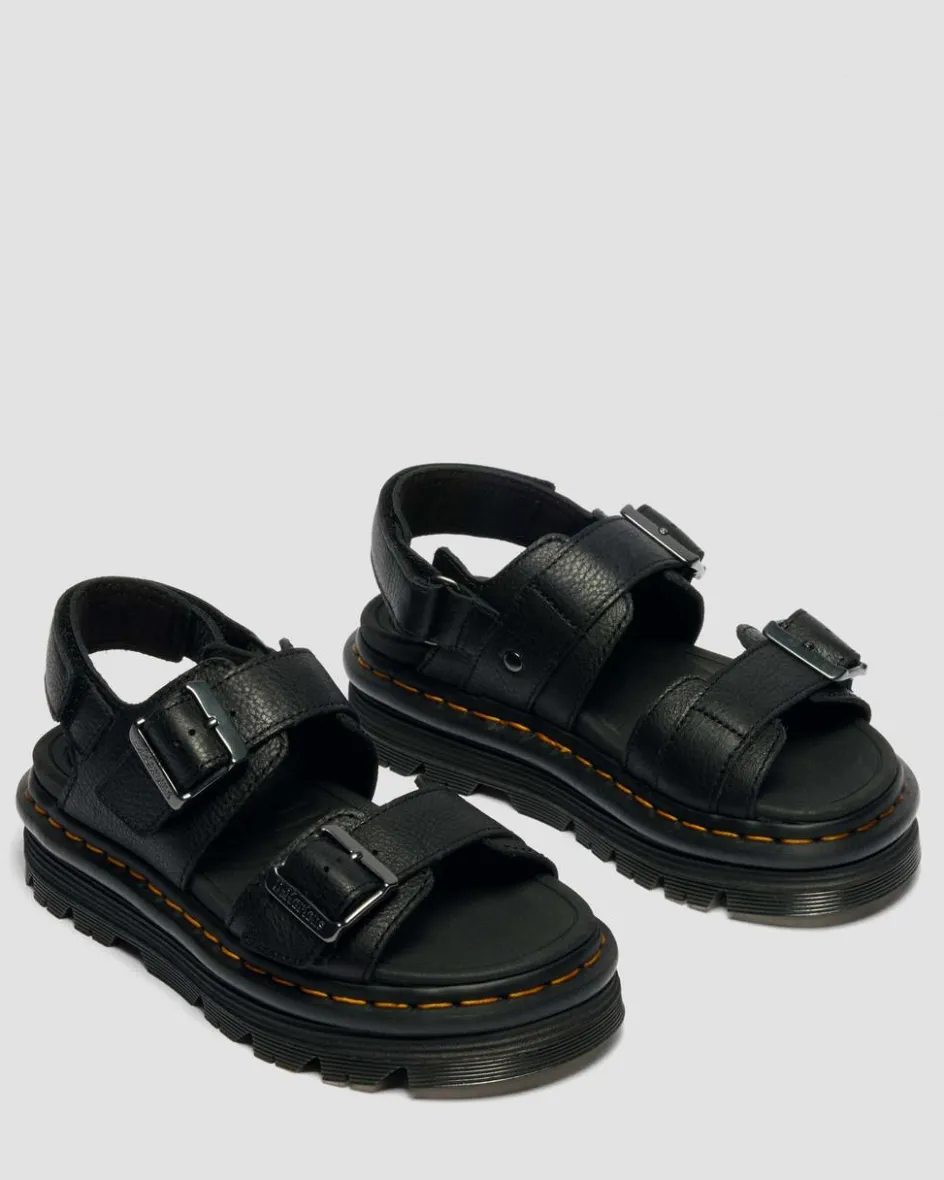 Dr. Martens New And Featured|Sandals*Zebzag Pisa Platform Sandals in Black Black — Pisa