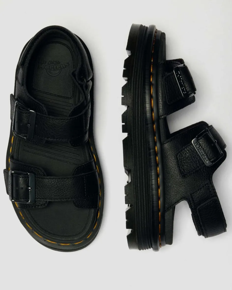 Dr. Martens New And Featured|Sandals*Zebzag Pisa Platform Sandals in Black Black — Pisa