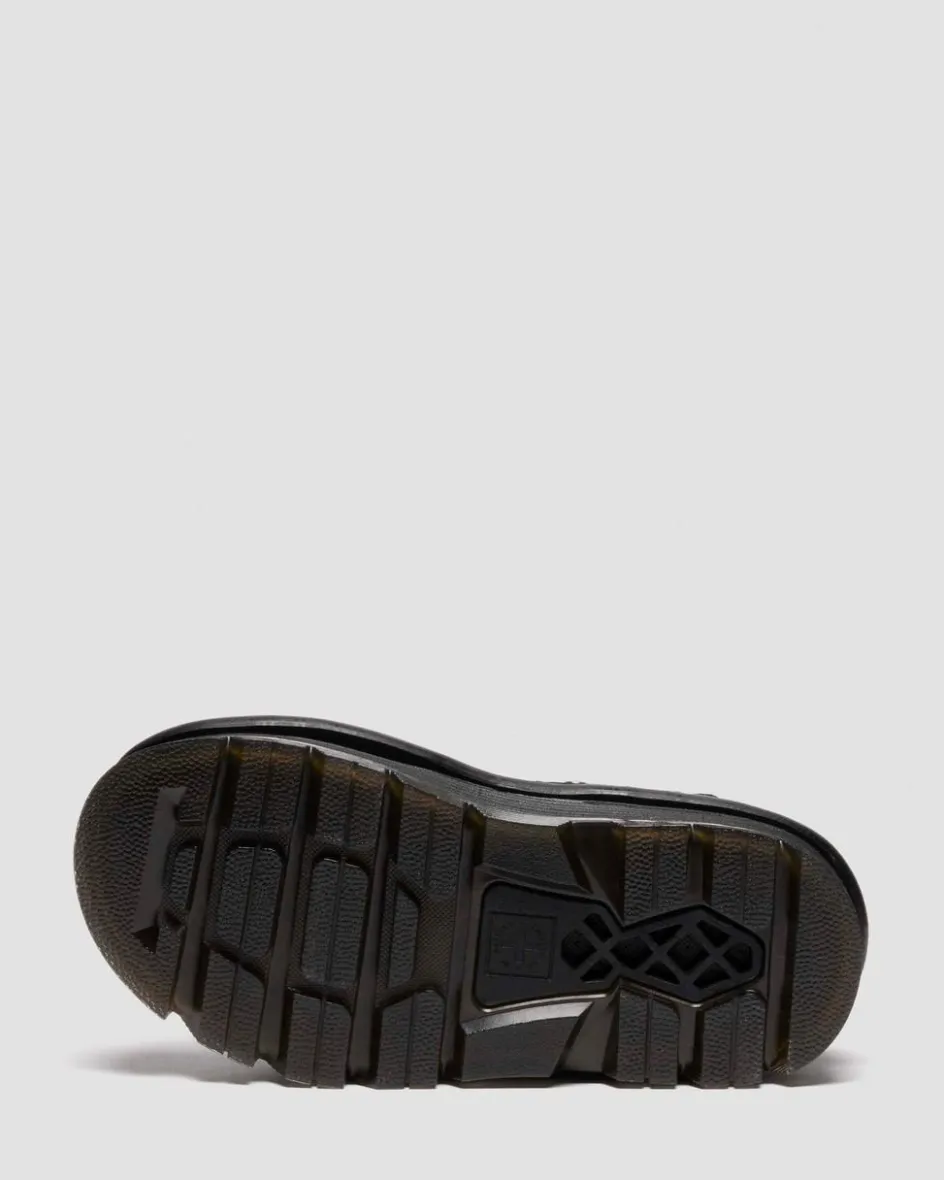 Dr. Martens Sandals|Zebzag: The Art Of Comfort*Zebzag Suede Platform Sandals in Black Black — E.H.Suede