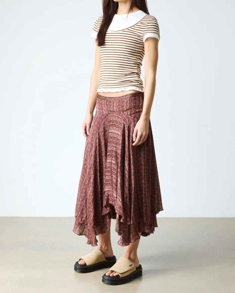 Dr. Martens Mules|Slides*Zebzag Suede Platform Slides in Savannah Tan Savannah Tan — E.H.Suede